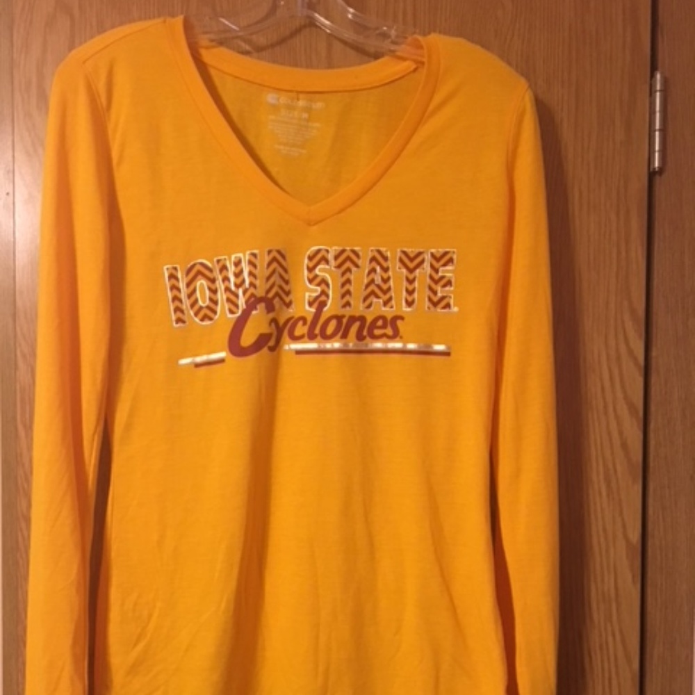 Iowa State, v neck t-shirt, Big 12 Conference
